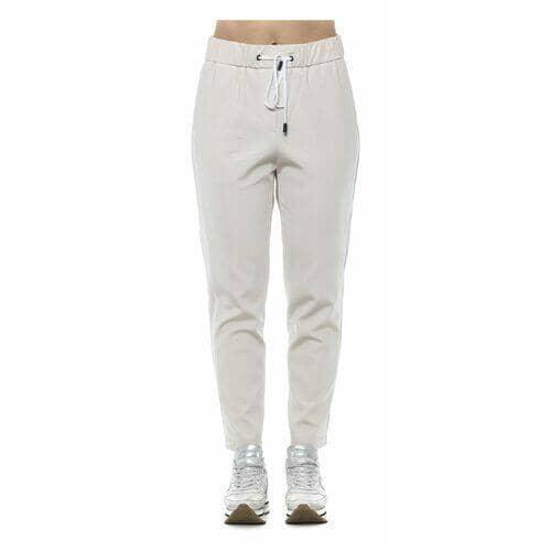 Peserico Hvid Bukser & Jeans (Lagersalg)-Modeoutlet