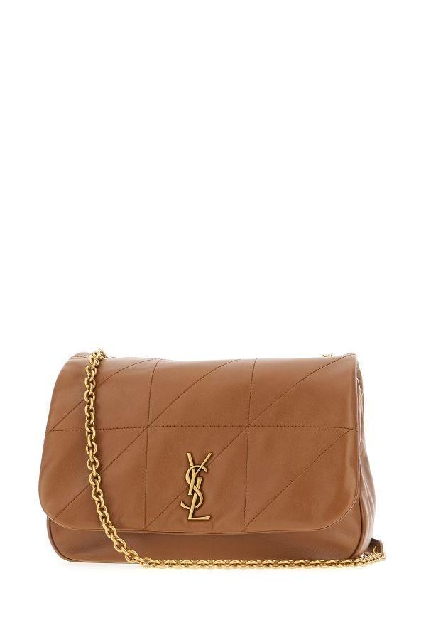 Saint Laurent Brown Lamb Leather Jamie 4.3 Small Shoulder bag-Modeoutlet