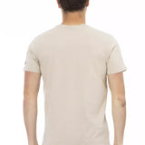 Trussardi Action Beige Bomuld T-Shirt-Modeoutlet