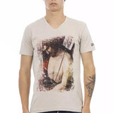 Trussardi Action Beige Bomuld T-Shirt-Modeoutlet