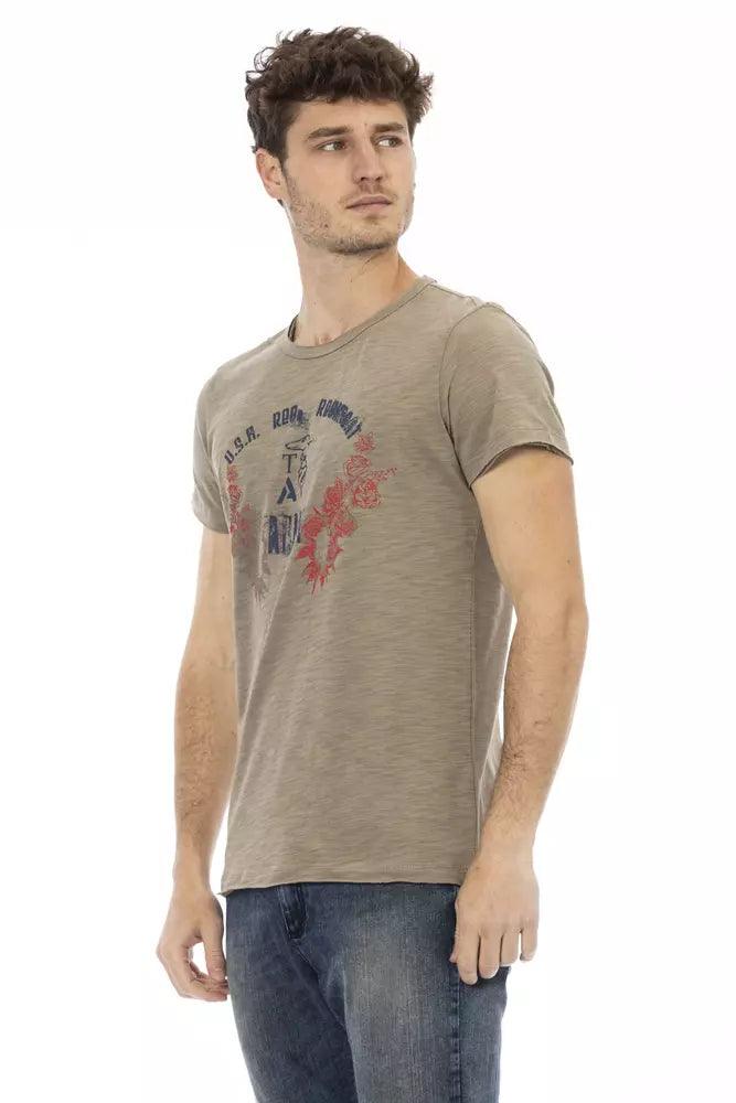 Trussardi Action Grøn Bomuld T-Shirt-Modeoutlet