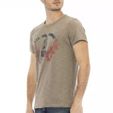 Trussardi Action Grøn Bomuld T-Shirt-Modeoutlet