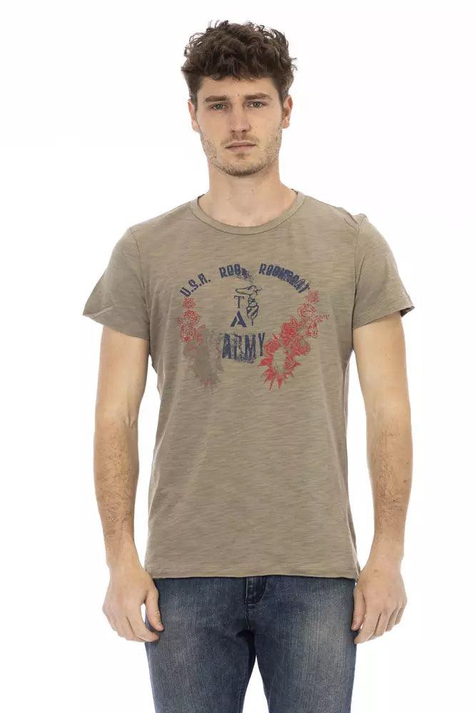 Trussardi Action Grøn Bomuld T-Shirt-Modeoutlet