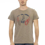 Trussardi Action Grøn Bomuld T-Shirt-Modeoutlet