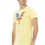 Trussardi Action Gul Bomuld T-Shirt-Modeoutlet