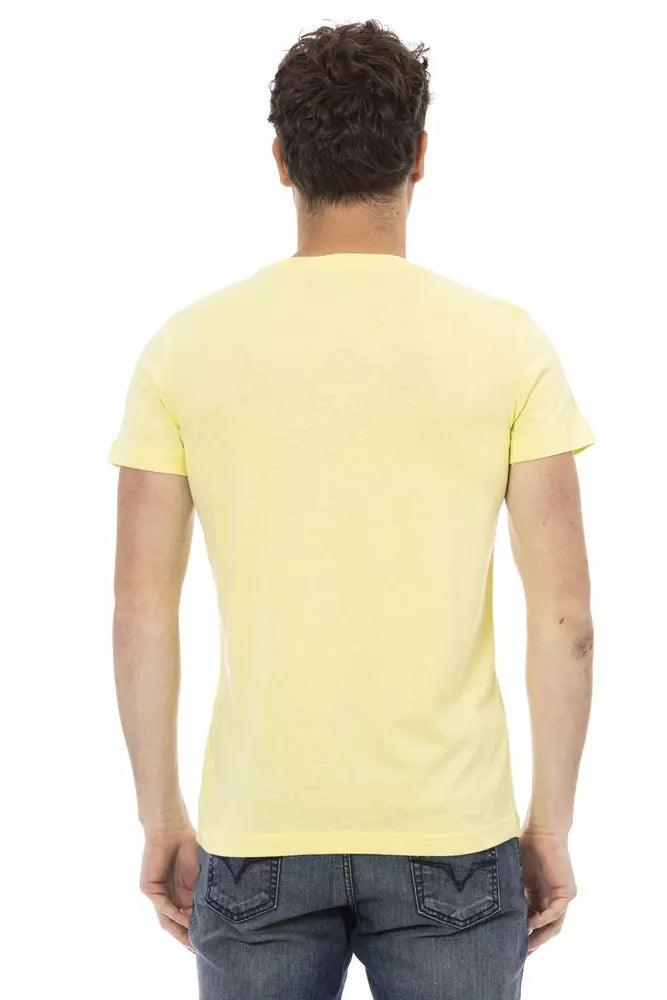 Trussardi Action Gul Bomuld T-Shirt-Modeoutlet