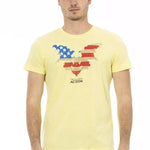 Trussardi Action Gul Bomuld T-Shirt-Modeoutlet