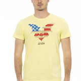 Trussardi Action Gul Bomuld T-Shirt-Modeoutlet