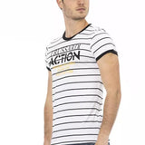 Trussardi Action Hvid Bomuld T-Shirt-Modeoutlet