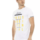 Trussardi Action Hvid Bomuld T-Shirt-Modeoutlet