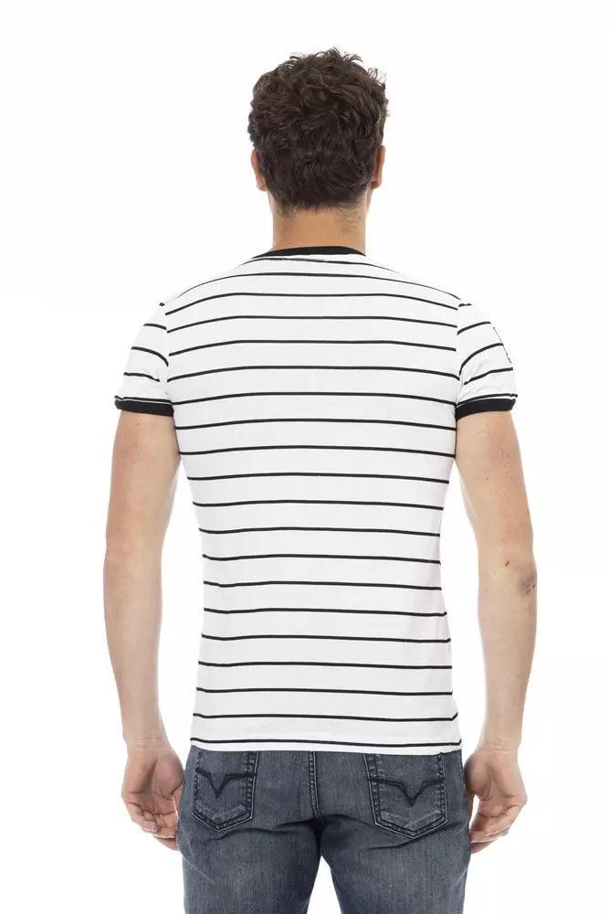 Trussardi Action Hvid Bomuld T-Shirt-Modeoutlet