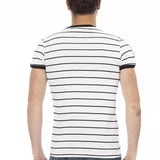 Trussardi Action Hvid Bomuld T-Shirt-Modeoutlet