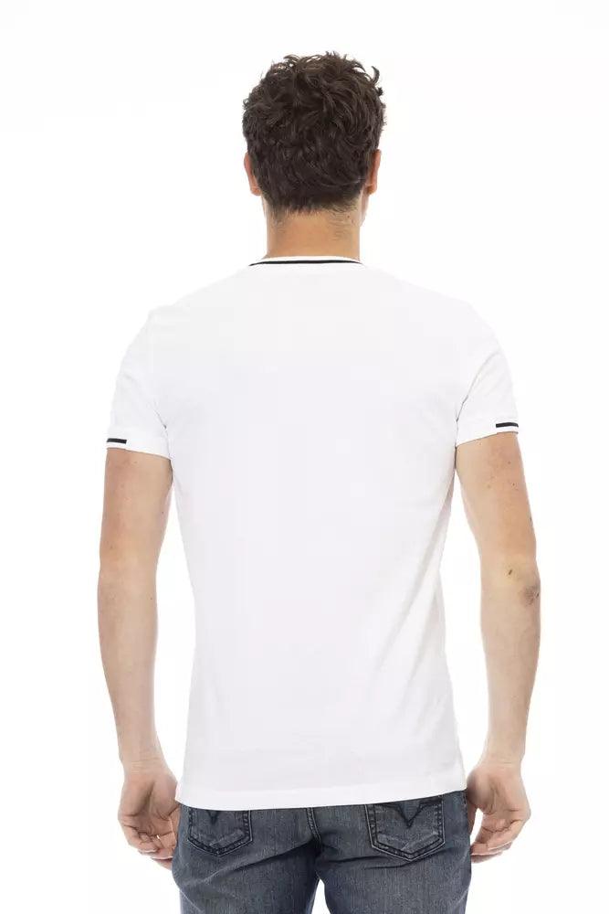 Trussardi Action Hvid Bomuld T-Shirt-Modeoutlet