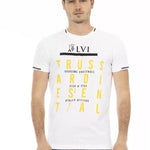 Trussardi Action Hvid Bomuld T-Shirt-Modeoutlet