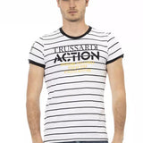 Trussardi Action Hvid Bomuld T-Shirt-Modeoutlet