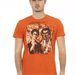 Trussardi Action Orange Bomuld T-Shirt-Modeoutlet